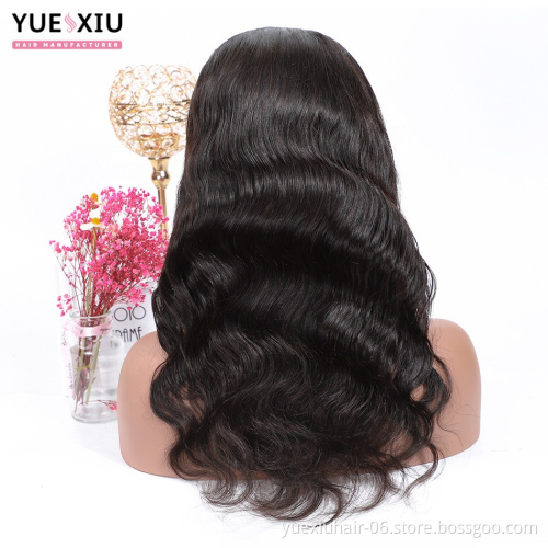 13*4 Lace Front Wig With Baby Hair Brazilian Virgin Human Hair Wigs With Bangs Body Wave